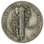 1918 Mercury Dime VF