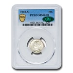 1918-S Mercury Dime MS-66 PCGS (FB)