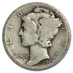 1919-D Mercury Dime Good