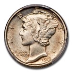 1919-D Mercury Dime MS-65 PCGS (FB)