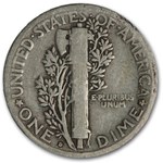 1919-D Mercury Dime VG