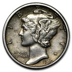 1919-D Mercury Dime XF