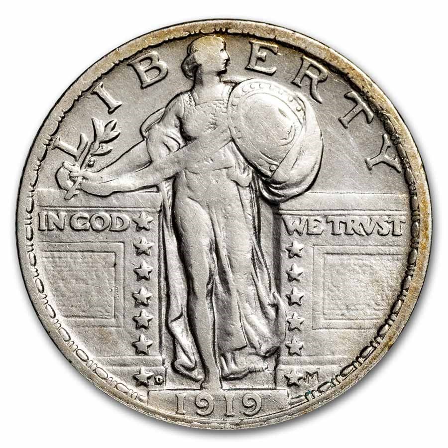 1919-D Standing Liberty Quarter VF