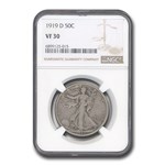 1919-D Walking Liberty Half Dollar VF-30 NGC