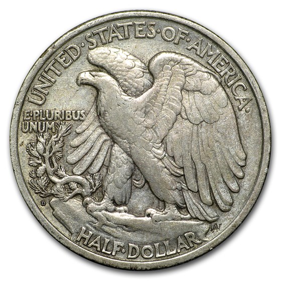 Buy 1919-D Walking Liberty Half Dollar VF | APMEX