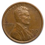 1919 Lincoln Cent AU