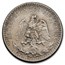 1919 Mexico Silver 20 Centavos AU
