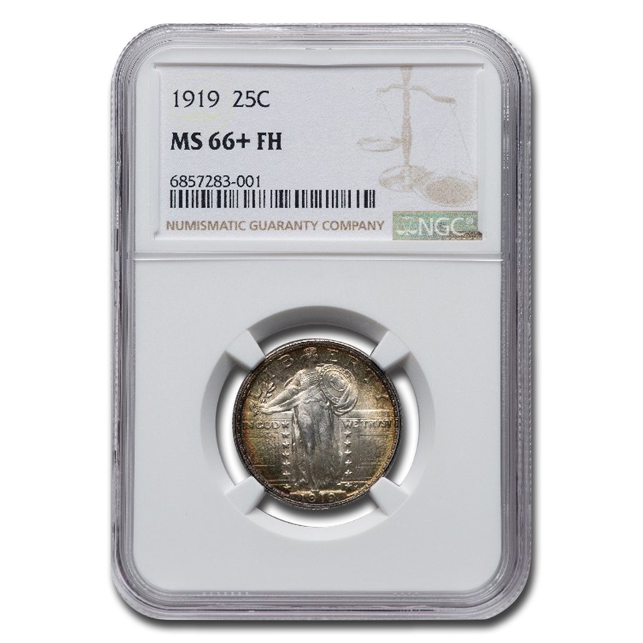 1919 Standing Liberty Quarter MS-66+ NGC (FH)