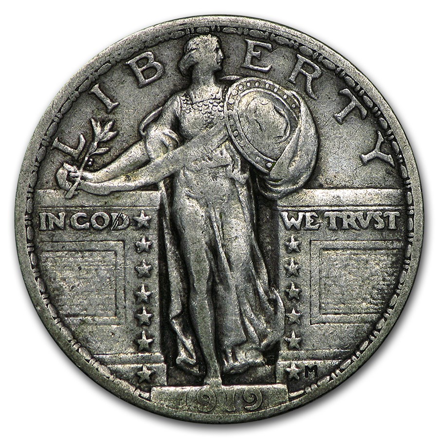 1919 Standing Liberty Quarter VF