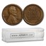 1920-1929 Wheat Cent 50-Coin Roll Avg Circ