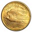 1920 $20 St Gaudens Gold Double Eagle AU