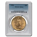 1920 $20 St Gaudens Gold Double Eagle MS-62 PCGS