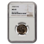 1920-D Buffalo Nickel MS-65 NGC