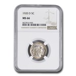 1920-D Buffalo Nickel MS-66 NGC