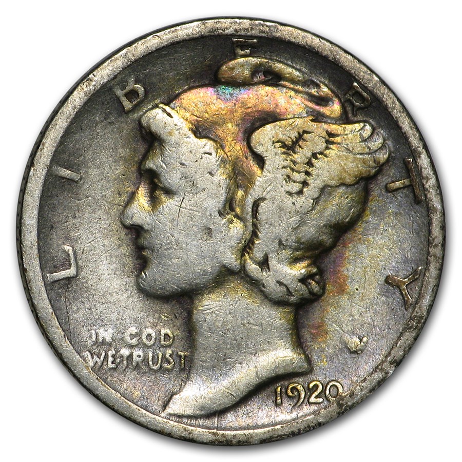 1920-D Mercury Dime Good/Fine