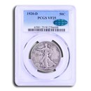 1920-D Walking Liberty Half Dollar VF-25 PCGS CAC