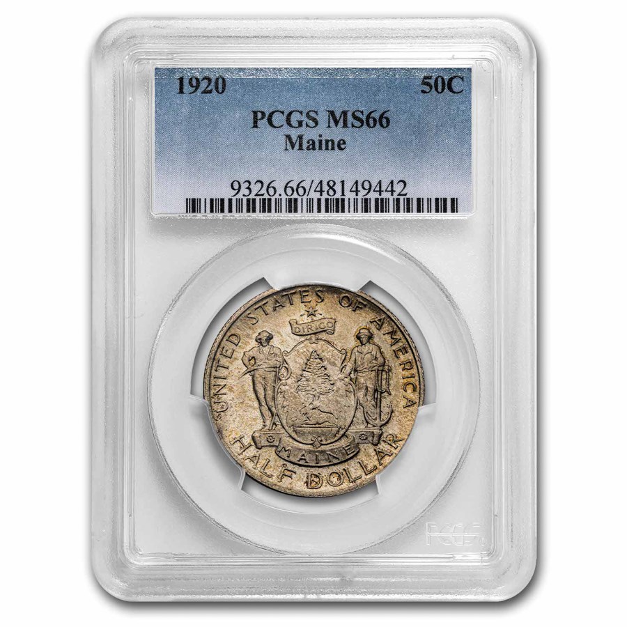 1920 Maine Centennial Half Dollar MS-66 PCGS