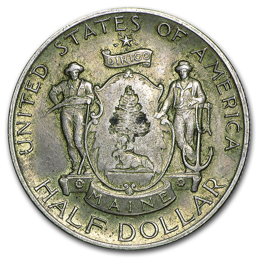 1920 Maine Centennial Half Dollar XF