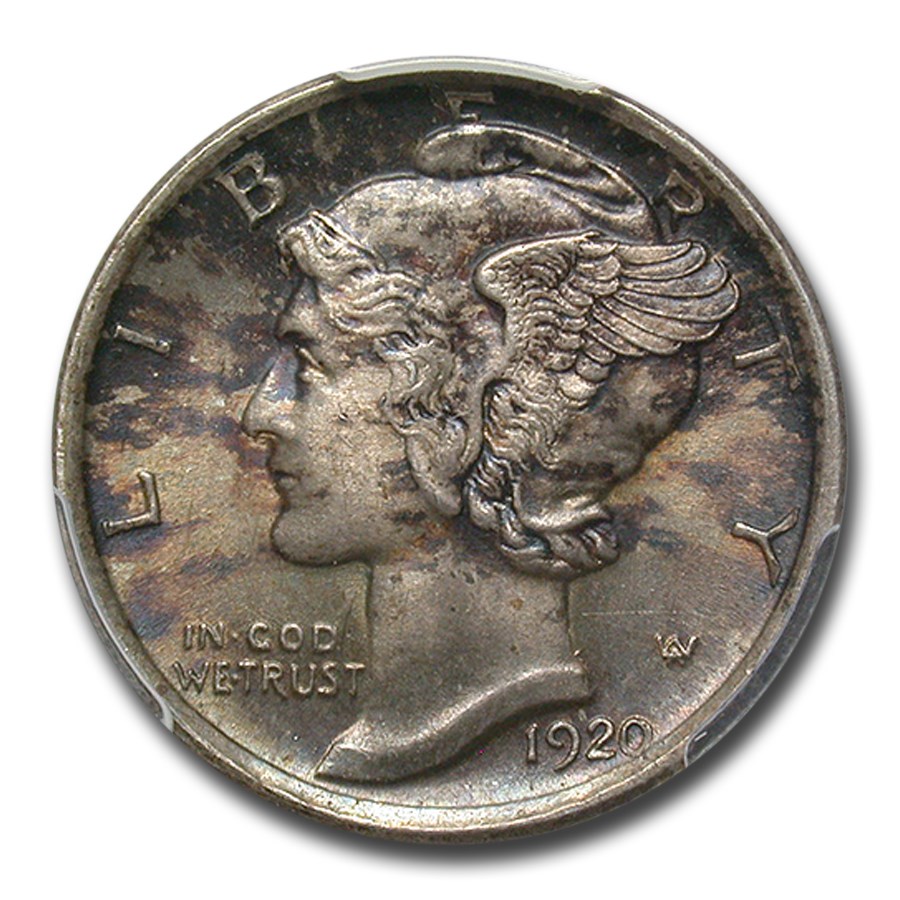 Buy 1920 Mercury Dime MS-63 PCGS (FB) | APMEX