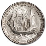 1920 Pilgrim Tercentenary Half BU (Die Break)