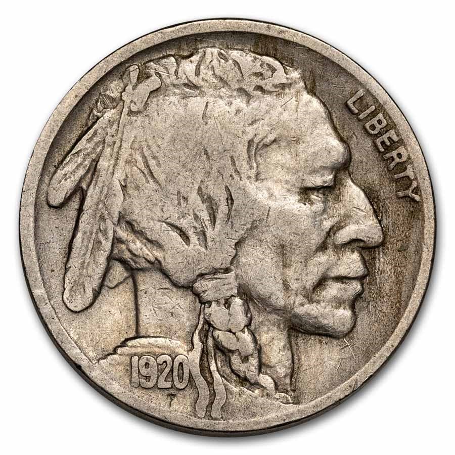 1920-S Buffalo Nickel XF