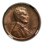 1920-S Lincoln Cent MS-64 NGC (Red/Brown)