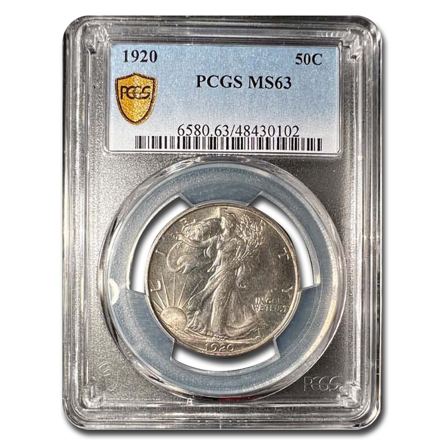 1920 Walking Liberty Half Dollar MS-63 PCGS