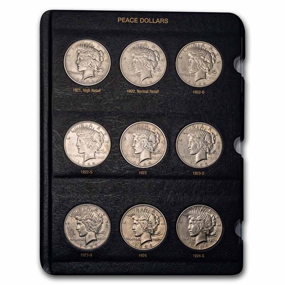 Buy 24 Coin Set 1921-1935 Peace Dollar Complete Set | APMEX