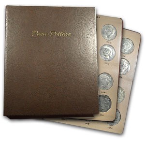 Buy 1921-1935 Peace Dollar 24-Coin Complete Set XF (Dansco Album) | APMEX