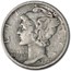 1921-D Mercury Dime VF