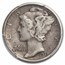 1921-D Mercury Dime XF-40 PCGS