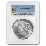 1921-D Morgan Dollar MS-66 PCGS