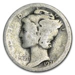 1921 Mercury Dime AG