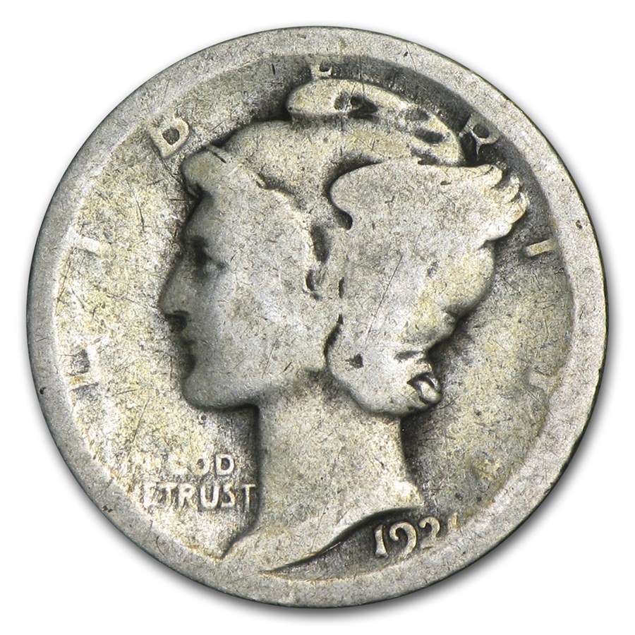 Buy 1921 Mercury Dime Ag Apmex