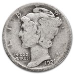 1921 Mercury Dime Good