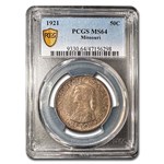 1921 Missouri Centennial Half Dollar Commem MS-64 PCGS