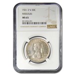 1921 Missouri Centennial Half Dollar MS-65 NGC (2x4)