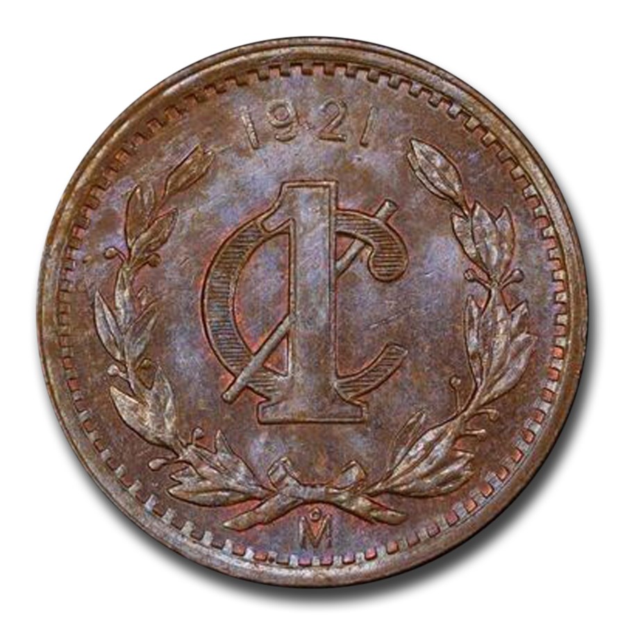 1921-Mo Mexico Centavo MS-64 PCGS (Brown)