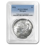 1921 Morgan Dollar MS-63 PCGS