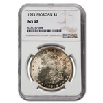 1921 Morgan Dollar MS-67 NGC