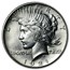 1921 Peace Dollar BU Details (High Relief, Cleaned/Stained)
