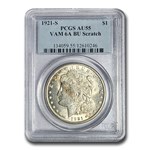 1921-S Morgan Dollar AU-55 PCGS (VAM 6A BU Scratch)