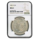 1921-S Morgan Dollar MS-61 NGC