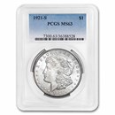 1921-S Morgan Dollar MS-63 PCGS