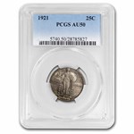 1921 Standing Liberty Quarter AU-50 PCGS