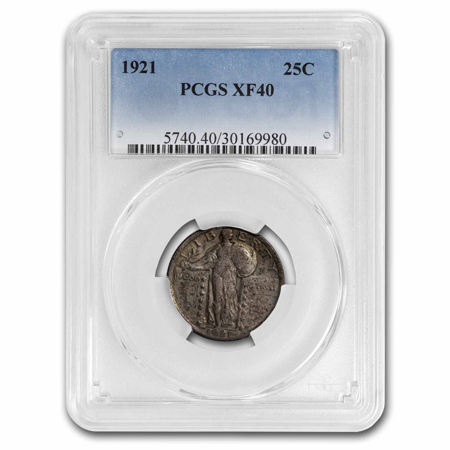 1921 Standing Liberty Quarter XF-40 PCGS