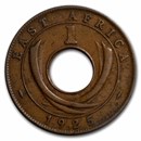 1922-1935 British East Africa Bronze 1 Cent George V Avg Circ