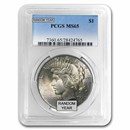 1922-1935 Peace Dollars MS-65 PCGS