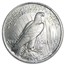 1922-1935 Peace Silver Dollar BU - w/Merry Christmas Card