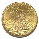 1922 $20 St Gaudens Gold Double Eagle MS-63 NGC